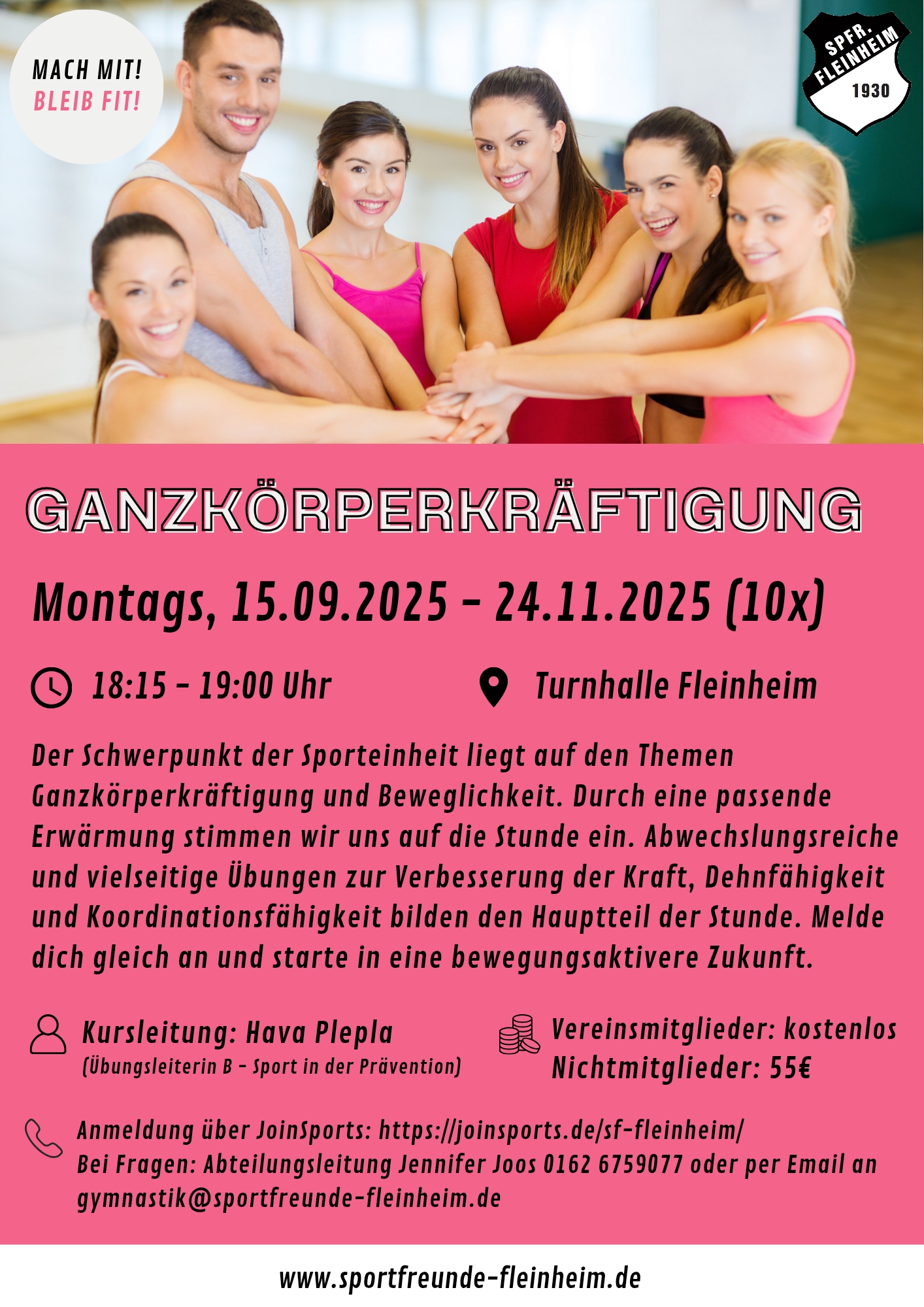 Neuer Kurs: Ganzkörperkräftigung